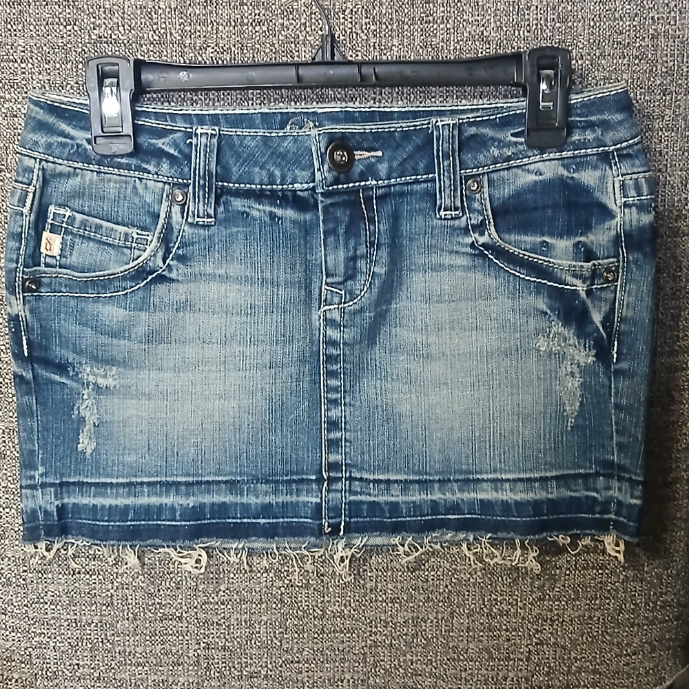 Denim Mini Skirt DECREE
